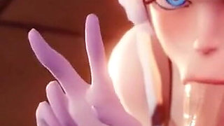 Kokomi Blowjob Oral Fellatio - Genshin Impact 3D Dick Sucking Deepthroat Animation Aether Sex