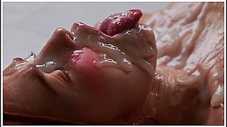 Sexy Redhead Maid Clones Will Make You Cum - Jia Lissa Solo Girl Masturbating Ahegao Bukkake