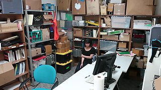 Penelope Reed gets Filthy Rich in the office with her stunning natural 34b curves.