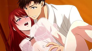 Wild vacation night with my naughty girlfriend in anime style