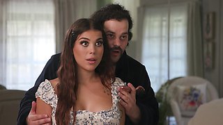 Big black cock for hot wife in a gangbang action