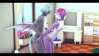 Furry Hentai Dragon Fucked by Tanuki - Japanese Asian Manga Anime Film Game Porn