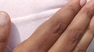 College Student with Uniform Lesbian Outdoor