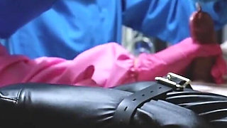 Sadistic Nurses Sounding Tied Up Patient