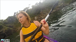 Open Water Kayak Disaster for Non Swimmer - Saved by Lifejacket