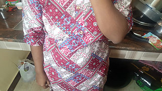 Housewife Fucking in Kitchen