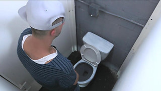 Petite hottie Megan Rain rides cock in toilet