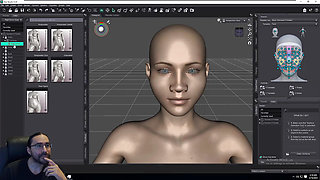 Building the Leticia Scene Body Morphing Part 1 (Daz based)