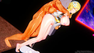 Genshin Impact - Lumine Erotic BBC Sex - 3D Hentai Animations