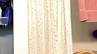 Amateur blond girl with big boobs getting fucked