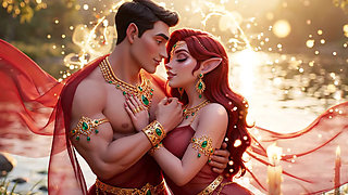 Desi Indian Couple Ki Pure Passion Night - Gold Jewelry Mein Sexy Girl Aur Muscular Boy Ki Hot Chemistry