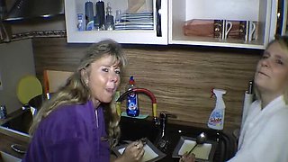 Petra Wegat & SweetSusi Hot German MILF Lesbian Pissing Fetish Dirty Talk