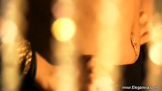Close up action with Indian stripper