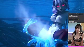 ZZZ Vivian tentacle breeding underwater - anime porn