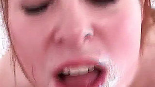 Jessie Parker Cute 19 Yo Huge Cock POV Blowjob and Cum Swallow