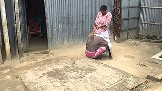 My Indian Bhabhi's Huge Ass Gets Fucked Outside - Homemade Desi Sex