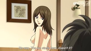 Horny Wife Fucking Her Boss - Uncensored Japanese Hentai