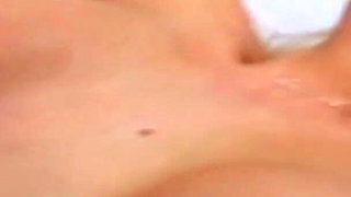 Blonde milf with pierced pussy cuckold on her husband