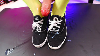 Keds Sneaker Foot Fetish Sexy JOI Masturbation Cumshot