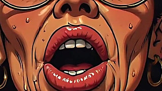 Big Lips Cum Lover Art