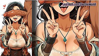 Car Toon - Akma Fucked Deeply, Begging For More Cock