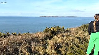 Emma Voyeur tourist girl peeing outdoors public compilation risky pissing