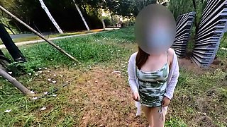 【Public Place】I took an erotic walk with a male college