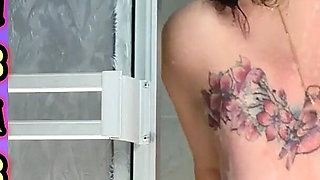 Calibaby9x Soapy Shower Massage Full Body Twerk Towel Fetish