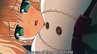 Vanilla Anime Peach Hair Oral Closeup