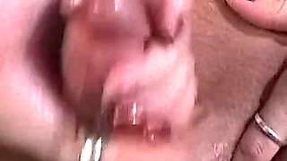 Blonde Slut Does Best Handjob with Squirting on Tits