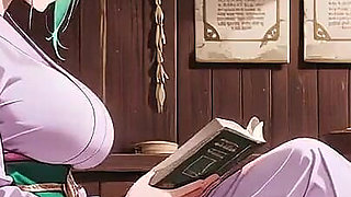 Purple Kimono Goddess! Can't Handle the Wetness Under the Red Torii Gate