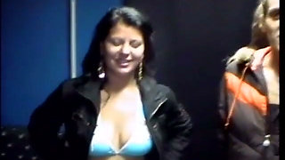 Marvelous hot babes are sucking and touching lonely cock in studio