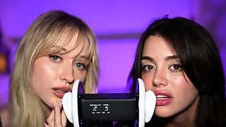 Emily Black And Lena Polanski Talk Dirty In Hot ASMR To