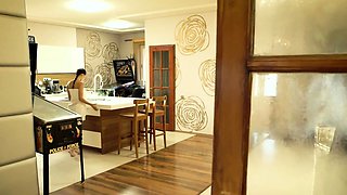 Intense Threesome Passion: Star Seduces Her Obsessed