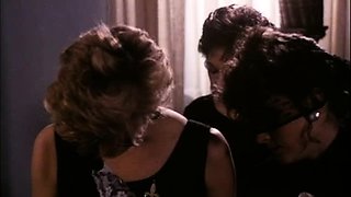 Attractive brunette teenager with big boobs fingering pussy