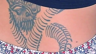 Tattoed Sexy Babe Schoolgirl Fucked in Missionary After Class