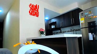 Pamela Ferrer Masturbates With Huge Cumshot On Live Cam