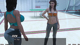 Stranded in Space - Petite Brunette Can't Stop Looking at Busty MILFs Tits