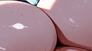 96. Cyberpunk Police Officer Bouncing Breast (ai Animation)