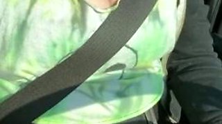 Masturbate in car