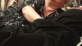 Blowjob From Stepmom and Cum Swallowing