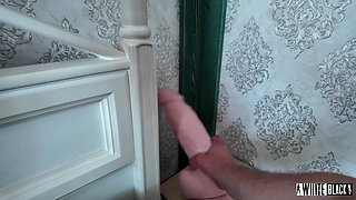 Stepson Caught Stepmom Masturbating and Fucked Her Very Rough with Her Permission