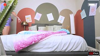 Stepdad Makes Stepdaughter Play With His Cock