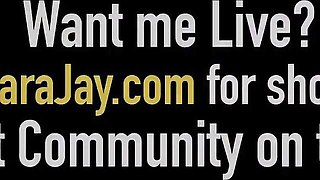 Fiery Sara Jay's doggystyle trailer