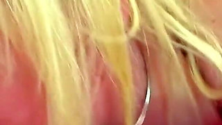 German horny MILF with big boobs gets fucked by big cock