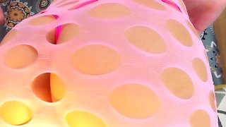 Sexy huge ass latina amateur rides fetish dudes cock