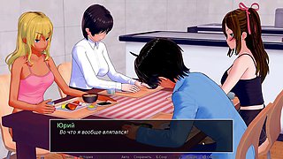 Hentai anime featuring teacher and student in steamy scenes