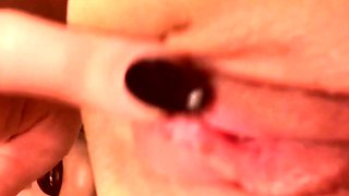 Sweet beauty masturbating on webcam close up