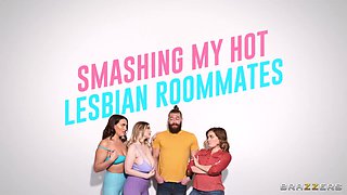 Smashing My Hot Lesbian Roommates With Xander Corvus, Codi Vore, Nolina Nyx - Brazzers