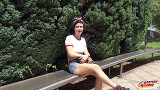 German Scout - Hard Anal Sex and Ass Fisting at Pick up Casting with Stacy Bloom